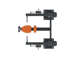 DU HK 3903 Maquina Shoulder Press vista cenital