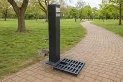 Fuente Dual DUMUFU 03 para Personas y Perros en un parque urbano