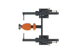 HK 3905 Maquina de Jalon de Brazos Rectos Vista cenital