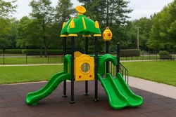 Parque infantil Argo instalado en un parque publico