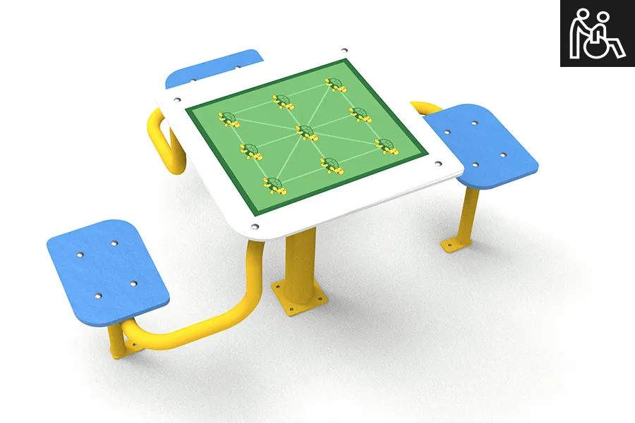 Mesa de juegos 3 EN RAYA inclusiva