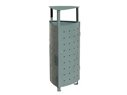 MP062 papelera para exterior triangular con sombrero manufacturas deportivas w0.webp