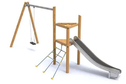Torre in Robinia con Altalena