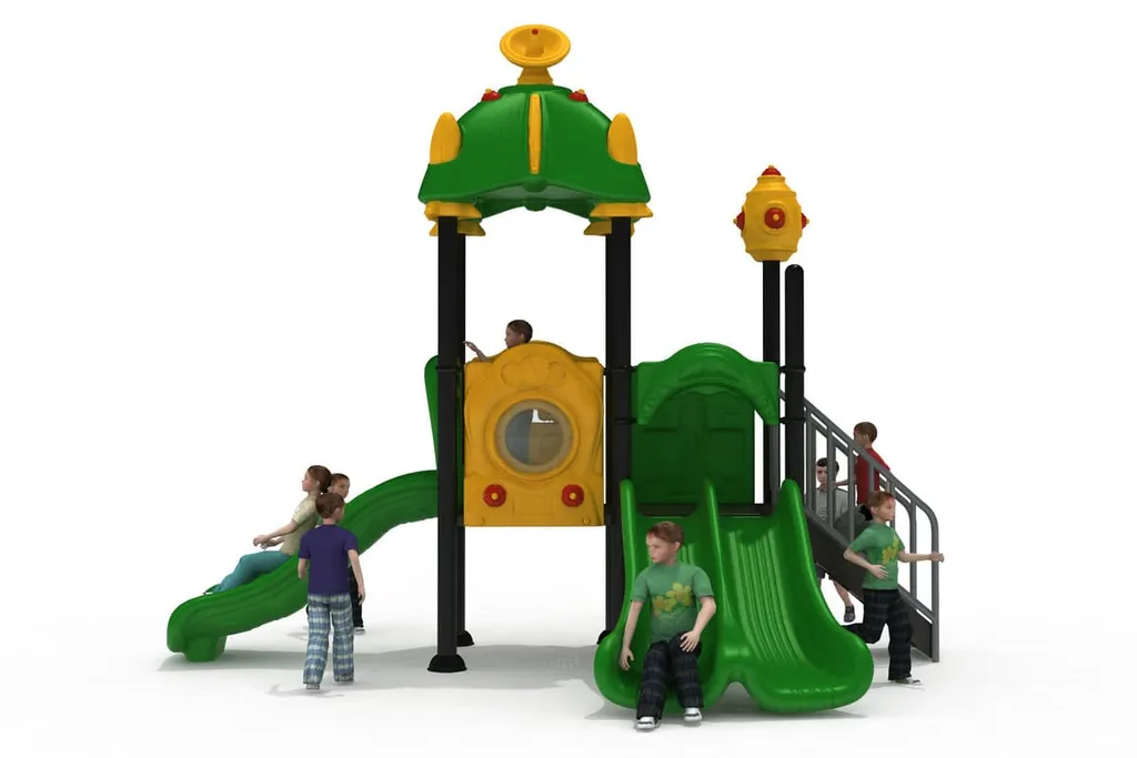 Parque infantil Argo: Torre de juegos con 3 toboganes y 2 plataformas
