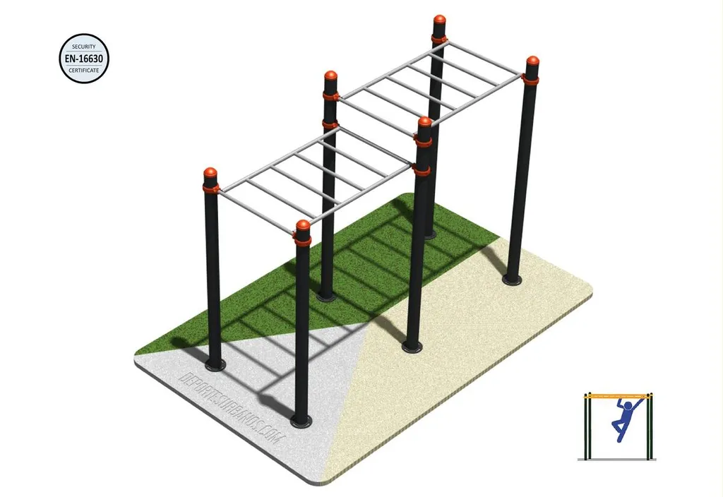monkey bar calistenia x2 DUCP 2017 certificado