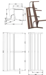ECOCITY BANCO PRM dimension